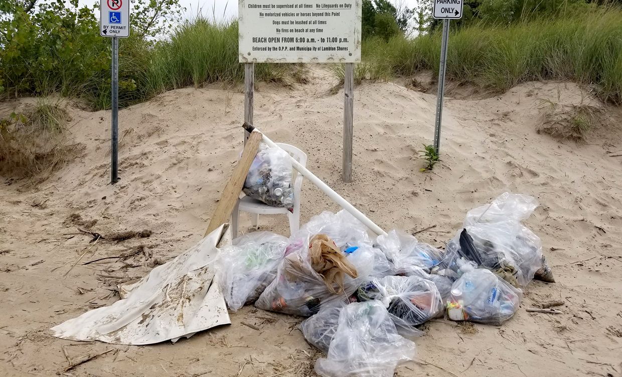 People in watersheds along Lake Huron's southeast shore are helping to keep our beaches and water clean.