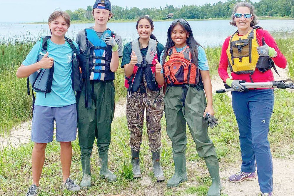 A file photo of coastal youth taking part in Lake Huron Coastal Centre program.