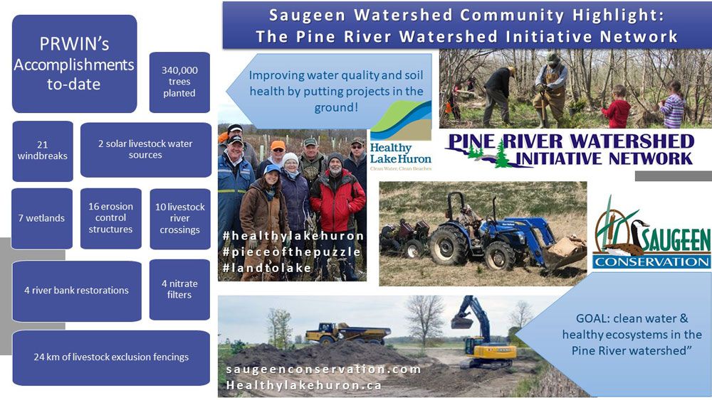 Great job, Pine River Watershed network!